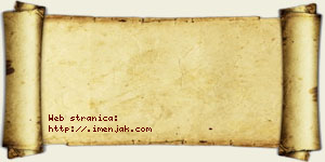 Jovana Dabović vizit kartica